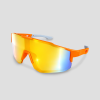 oranje rave bril groot