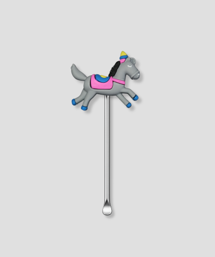 unicorn schepje mini grijs