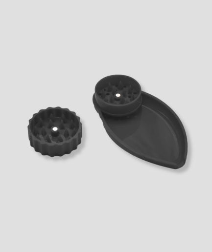 zwart blad zwarte grinder