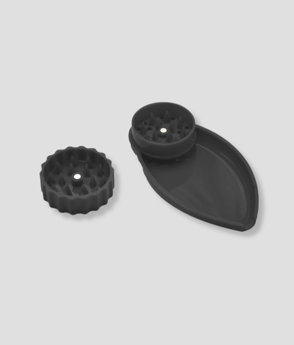 zwart blad zwarte grinder