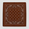 Bruine bandana voor festival outfit