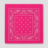 Donkerroze bandana voor festival outfit