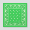 Lichtgroene bandana voor festival outfit