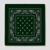 Zwart-groene bandana voor festival outfit