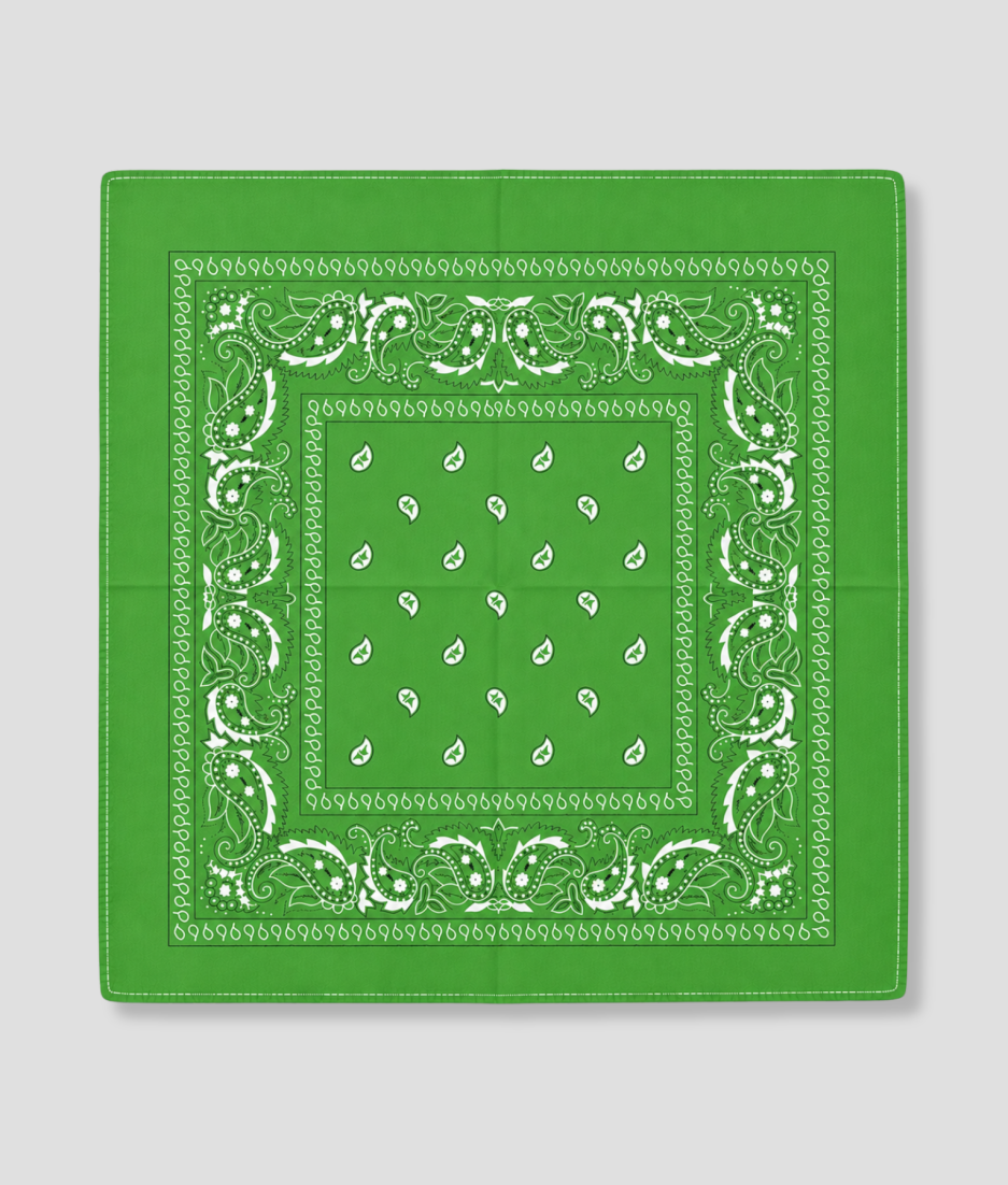 Groene bandana voor festival outfit