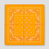 Oranje-gele bandana voor festival outfit