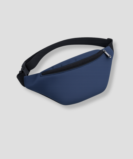 Donkerblauw festival heuptasje fanny pack
