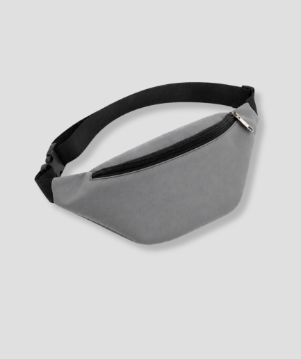 Grijs festival heuptasje fanny pack