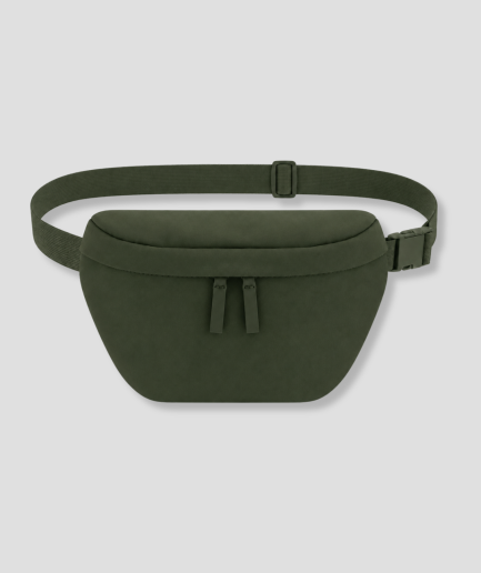 Legergroen buideltasje army green heuptas