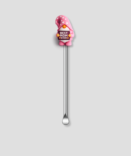 Mini schepje met kabouter en best mom ever tekst design