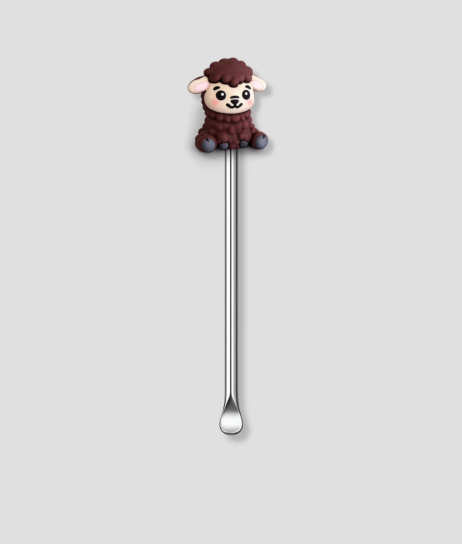 Mini schepje met donkerbruin schaapje design