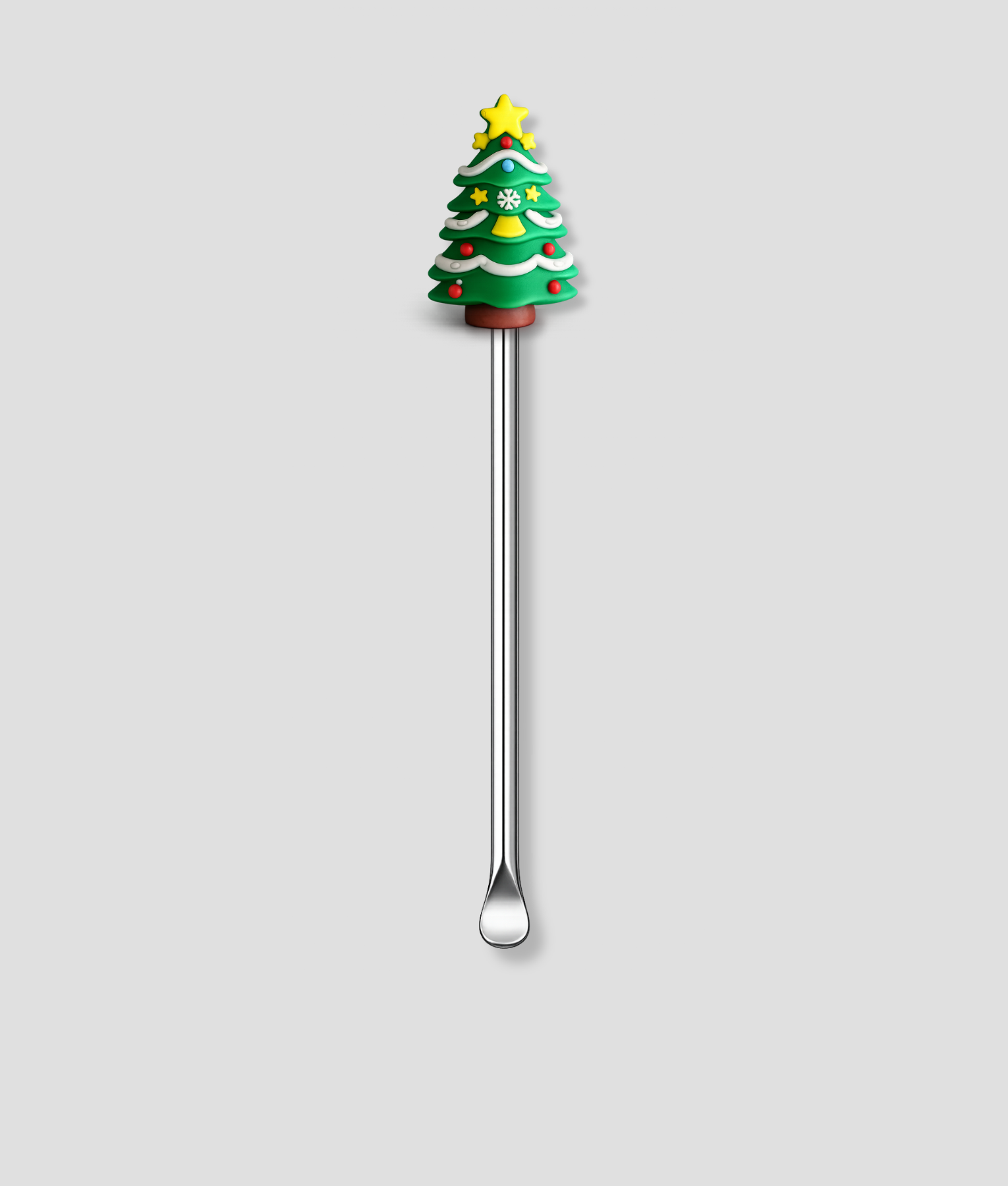Mini schepje met kerstboom design