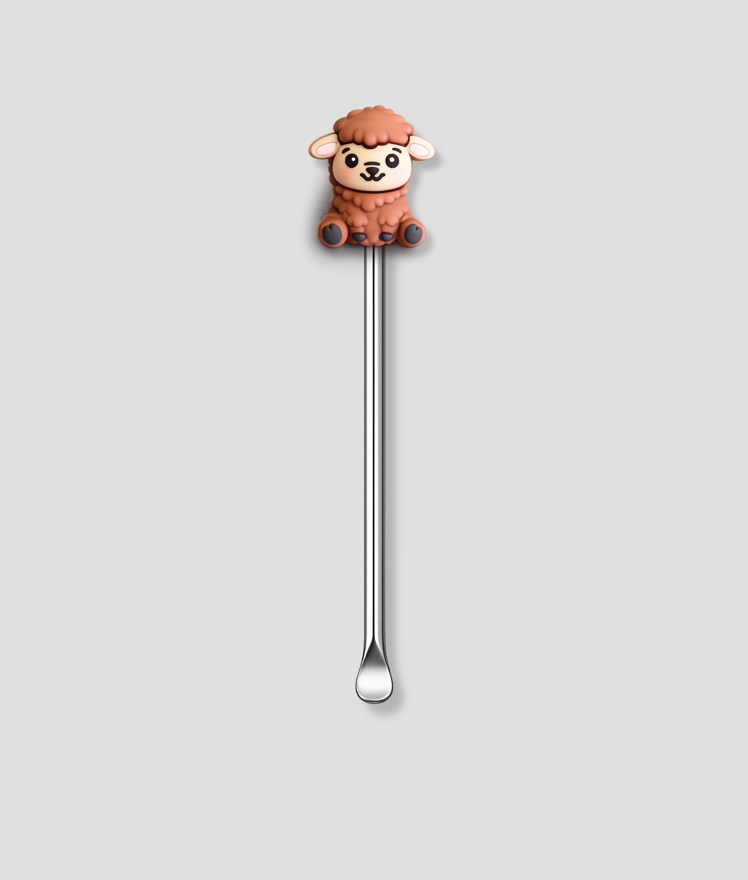 Mini schepje met lichtbruin schaapje design