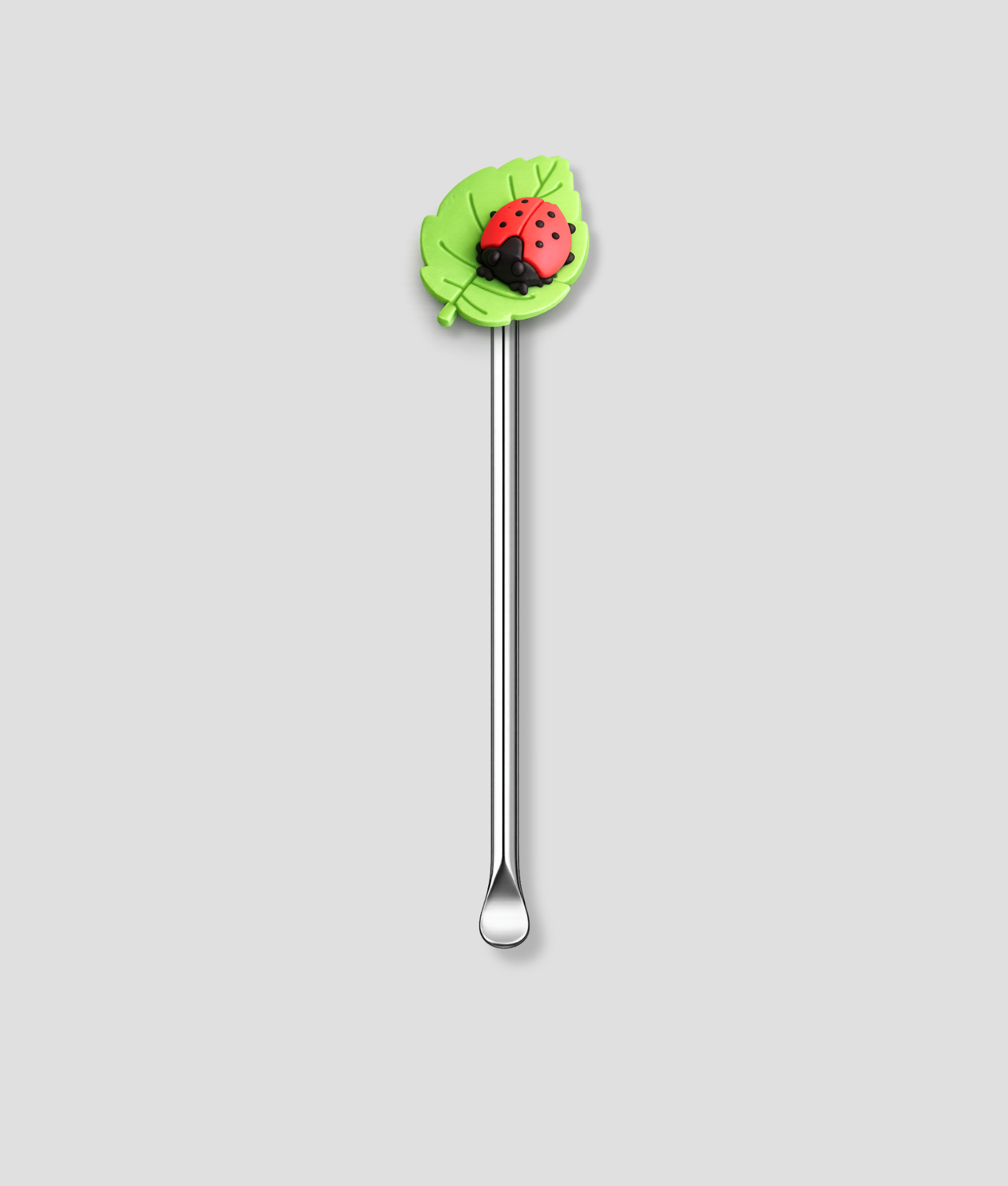 Mini schepje met lieveheersbeestje op blad design