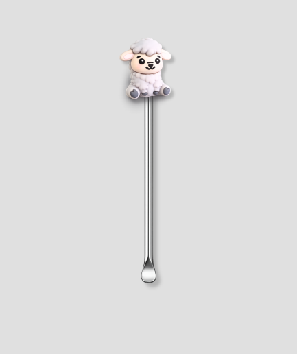 Mini schepje met wit schaapje design