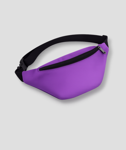 Paars festival heuptasje fanny pack
