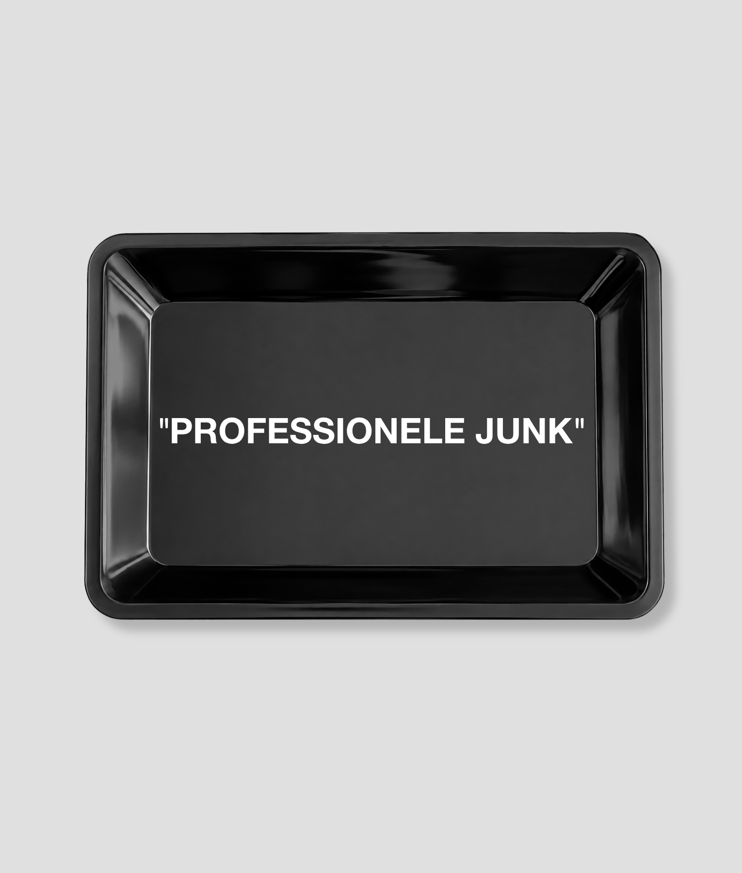 Rolling tray met humoristische tekstopdruk