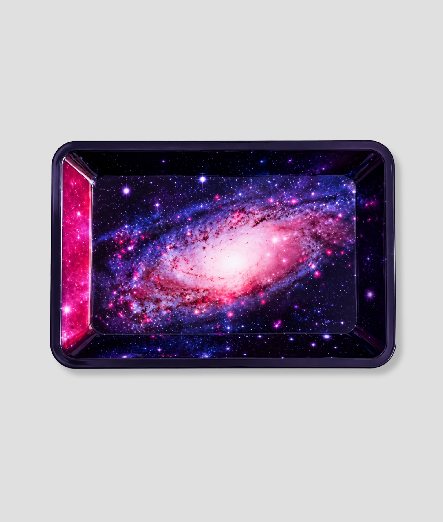 Rolling tray met galaxy design