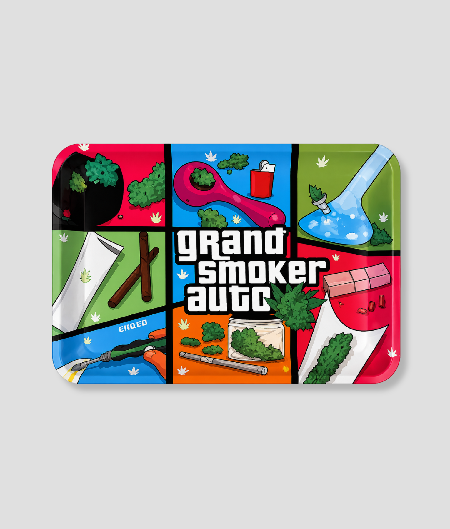 Rolling tray met Grand Smoker Auto design