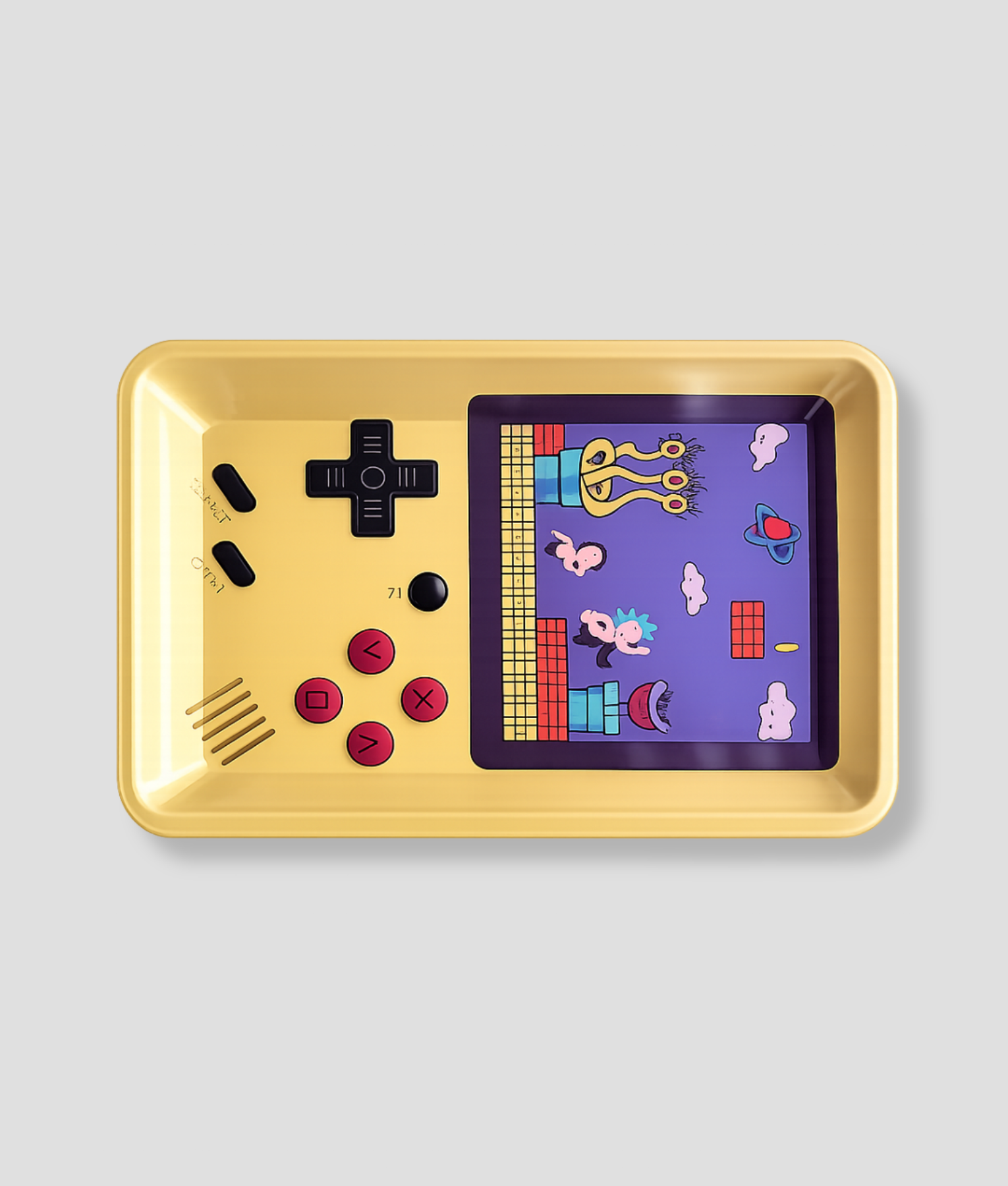 Rolling tray met Rick en Morty design