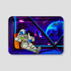 Rolling tray met astronaut-design