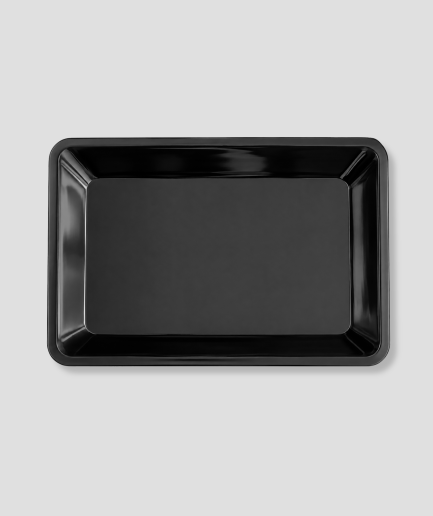 Zwarte rolling tray