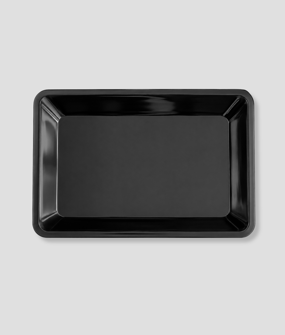Zwarte rolling tray