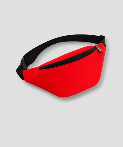 Rood festival heuptasje fanny pack