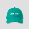 Turquoise pet met ruimte voor eigen tekst