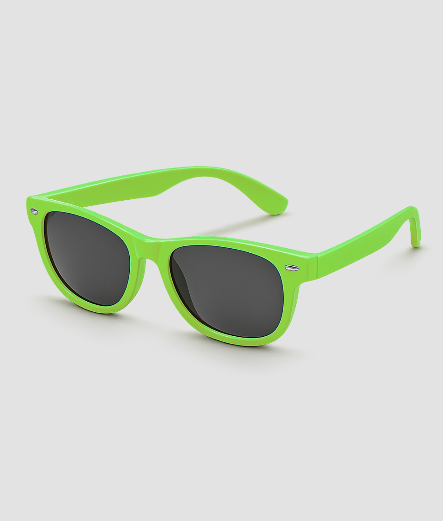 Groene retro partybril zonnebril voor festival