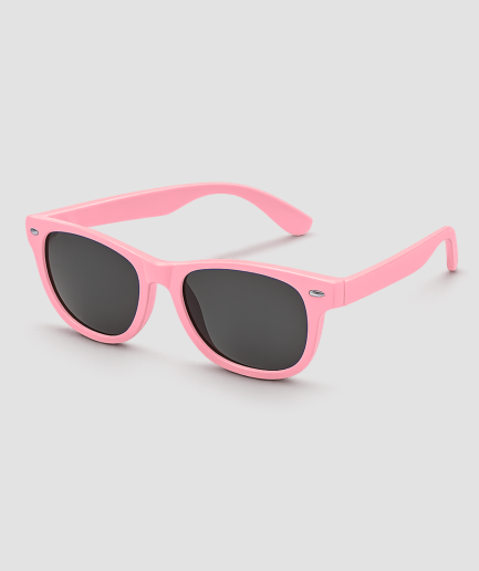 Roze retro partybril zonnebril voor festival