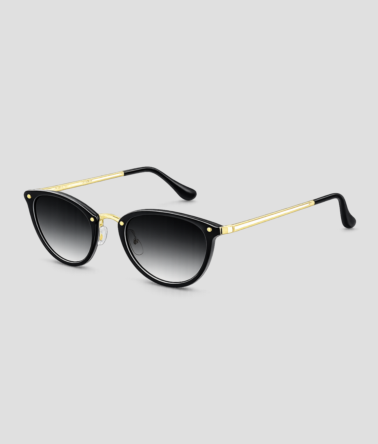 Zwart-gouden festival zonnebril voor bij een rave outfit