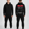 Festival hoodie met boarding pass opdruk