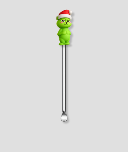 Mini schepje met kerst design