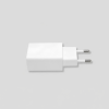 Witte USB-lader met opbergvakje