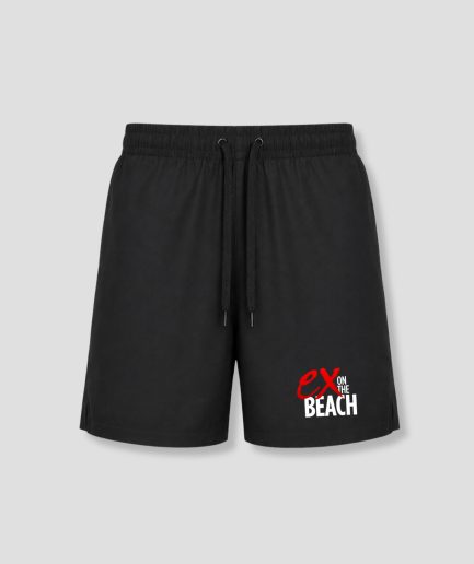 Zwarte zwembroek op het strand ex on the beach