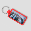 Fotolederen sleutelhanger met eigen afbeelding
