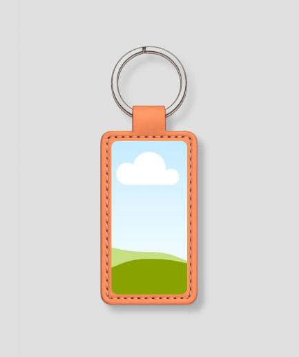 Gepersonaliseerde fotosleutelhanger naar keuze