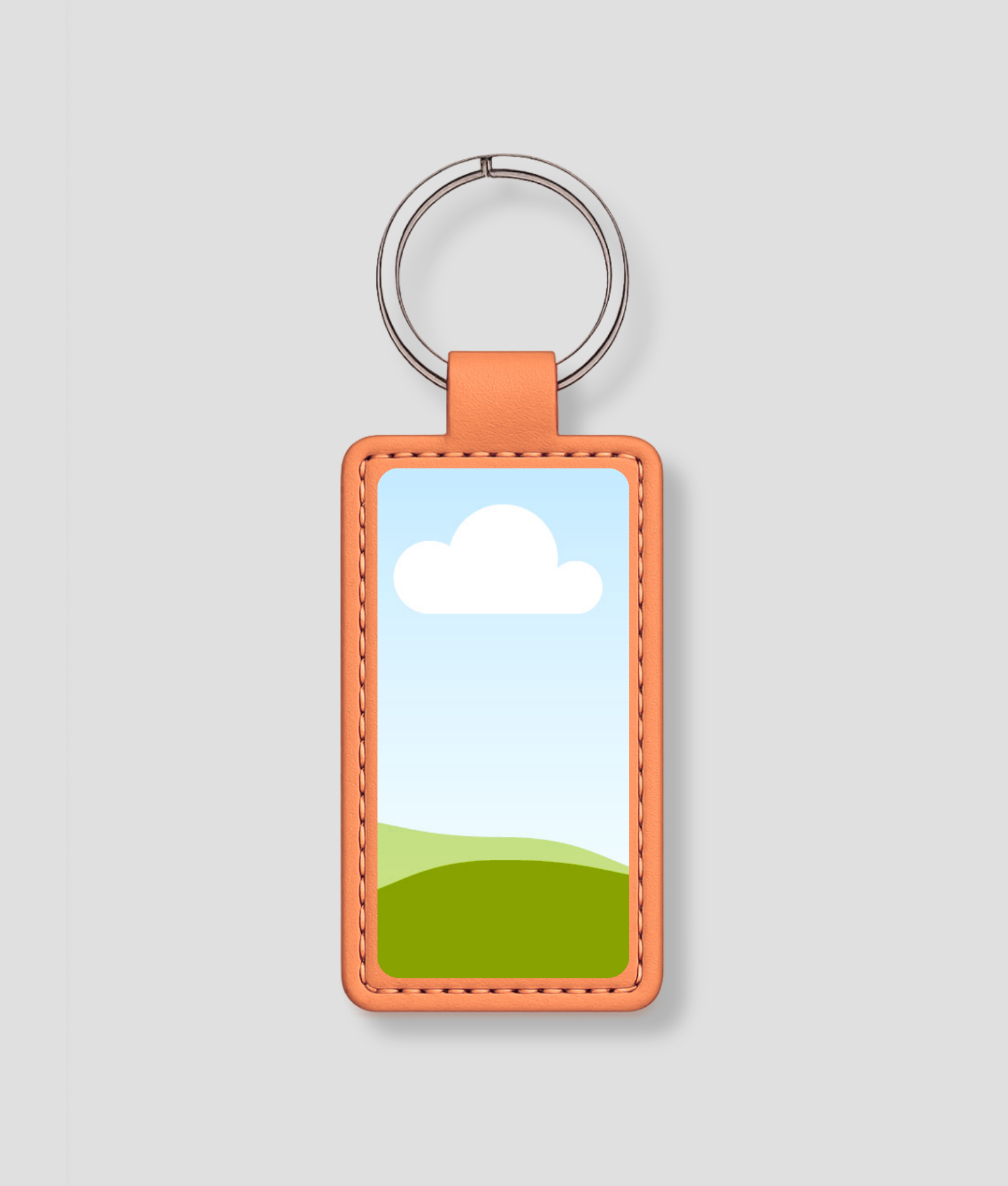 Gepersonaliseerde fotosleutelhanger naar keuze