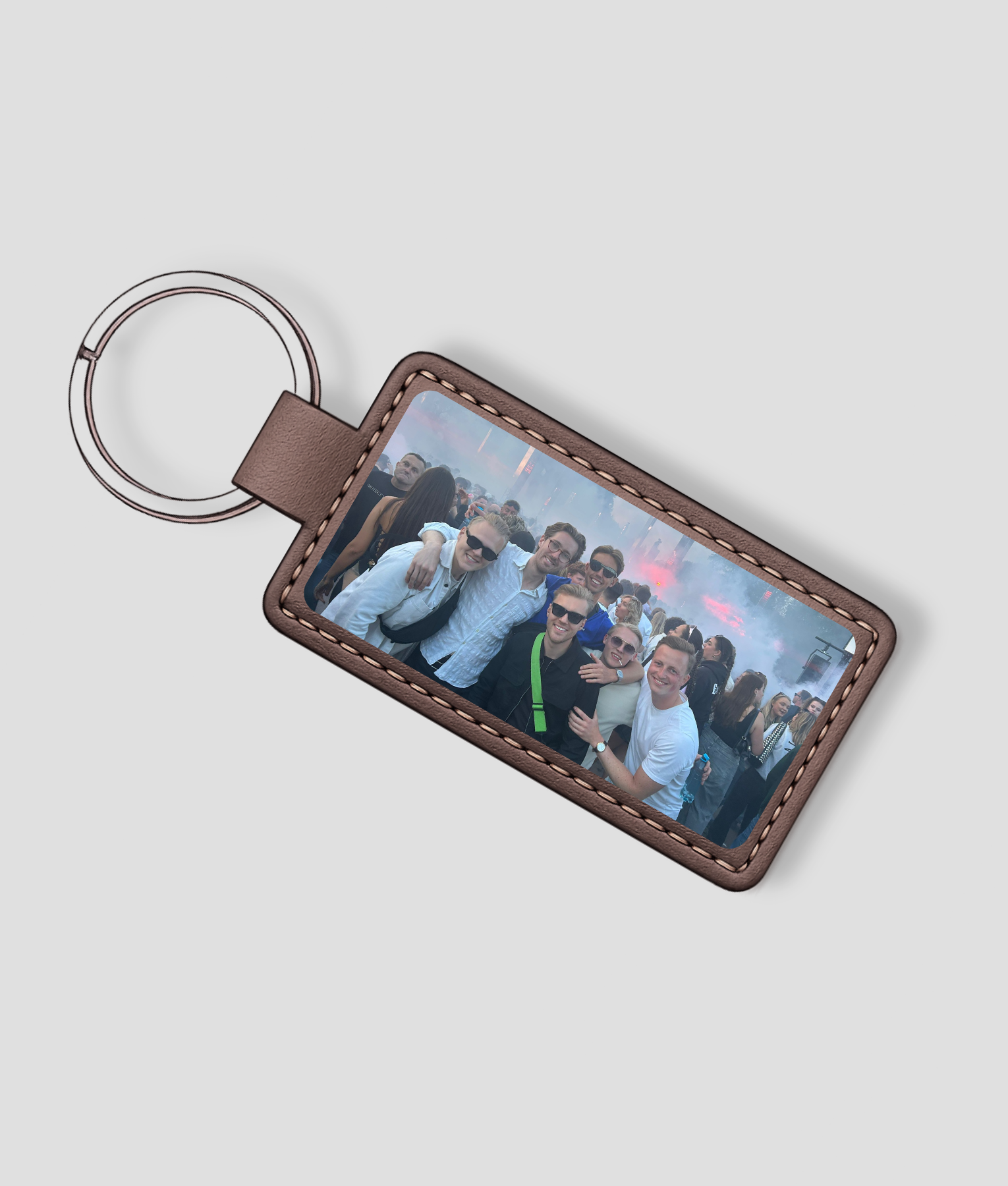 Gepersonaliseerde sleutelhanger bedrukt met foto