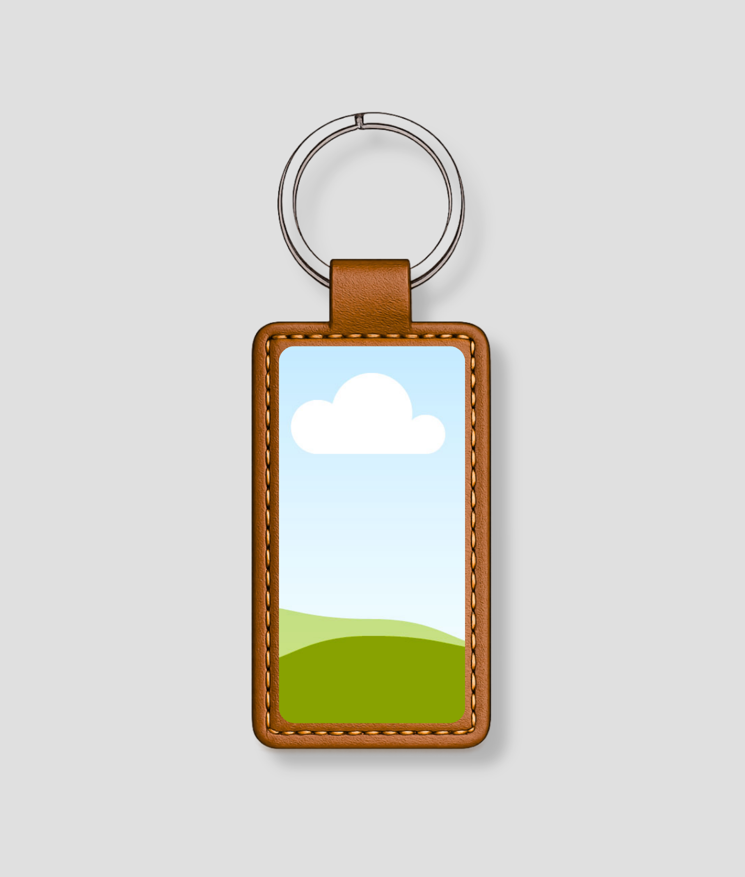 Gepersonaliseerde sleutelhanger bedrukt met logo