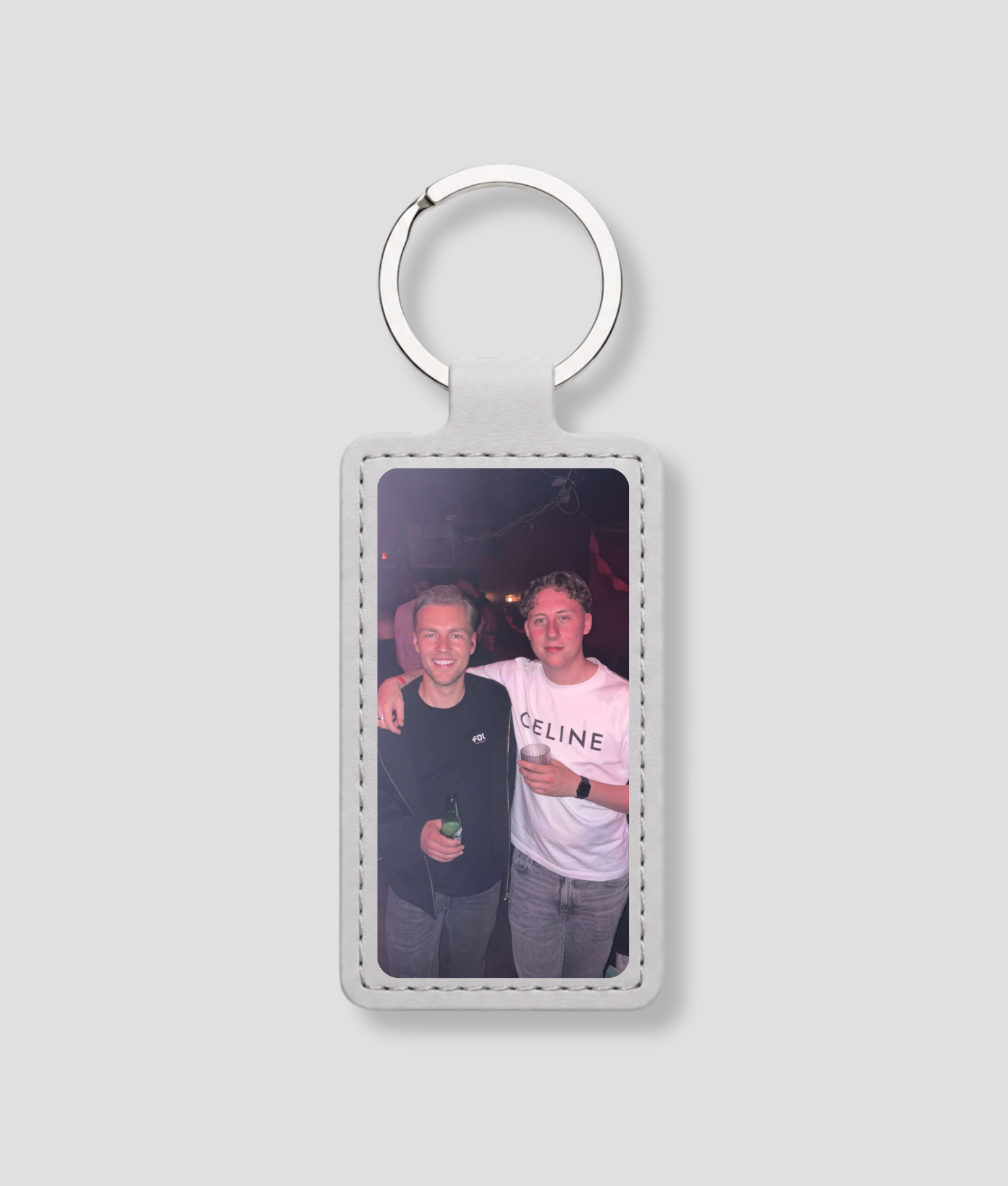 Sleutelhanger met custom design naar keuze