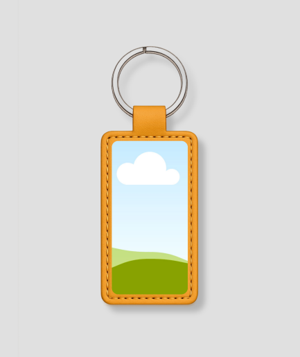Sleutelhanger met foto bedrukking van hoge kwaliteit