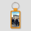 Sleutelhanger bedrukt met foto en logo combinatie