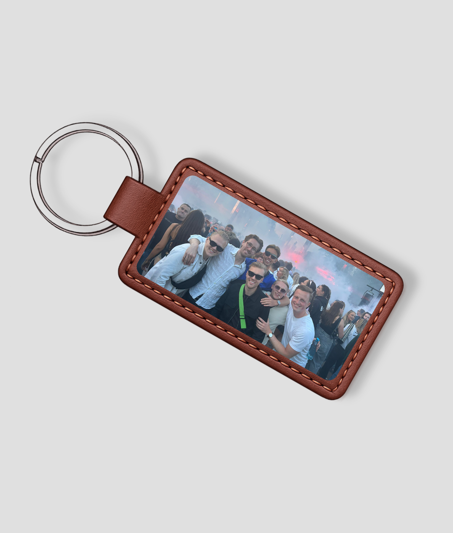 Sleutelhanger met logo bedrukt voor bedrijven