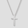 Zilveren ketting met kruishanger