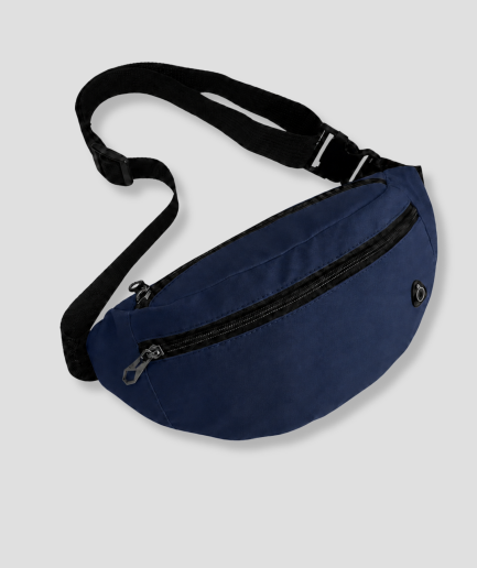 Navyblauwe fanny pack festival tas met verstelbare band