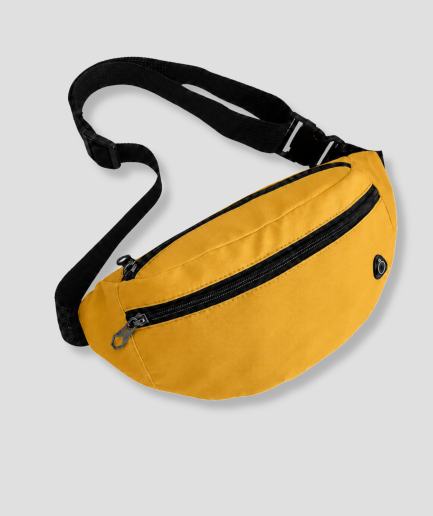 Gele fanny pack festival tas met verstelbare band