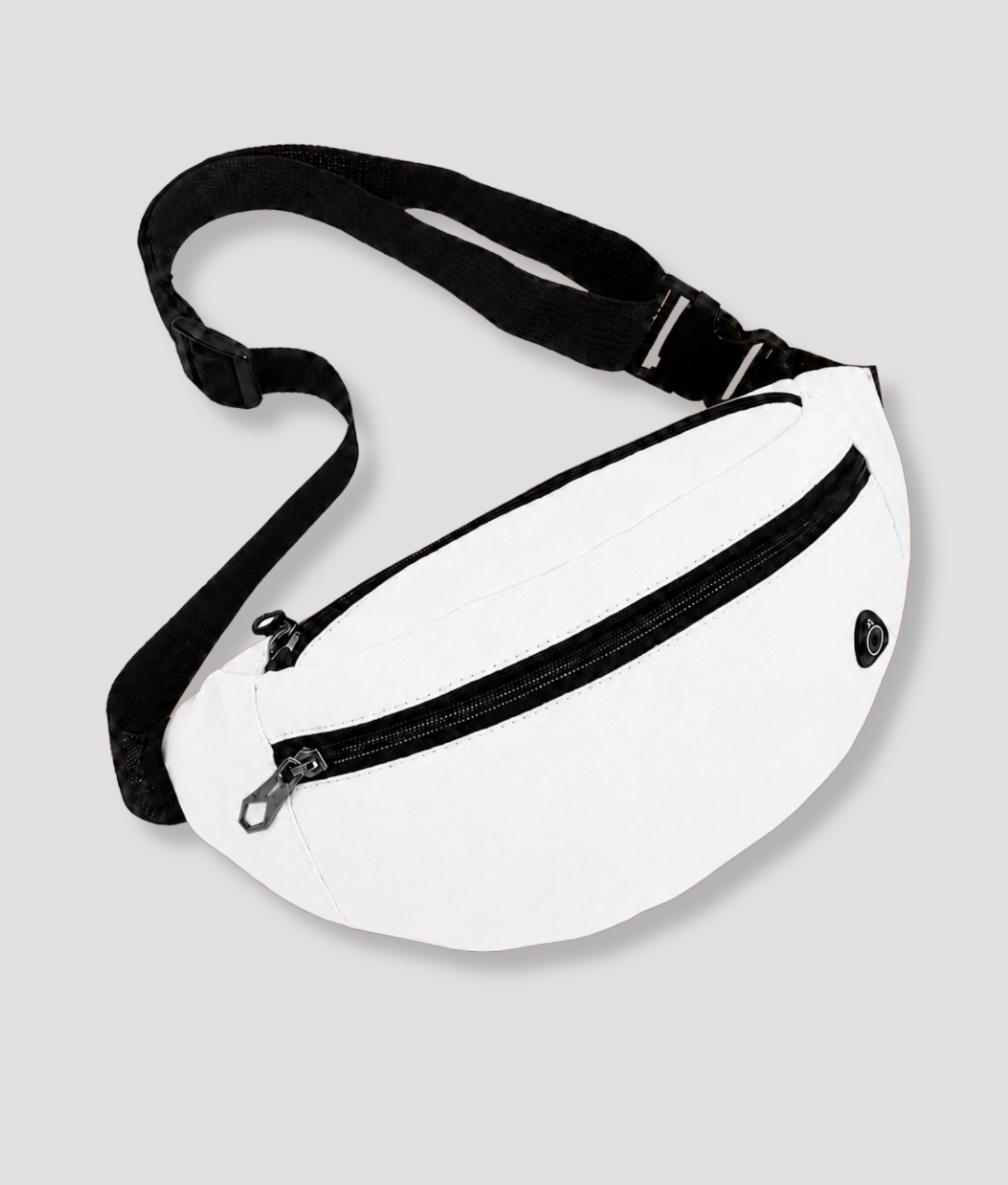 Witte fanny pack festival tas met verstelbare band